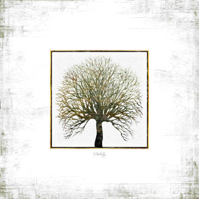 Arbre carré - Peinture