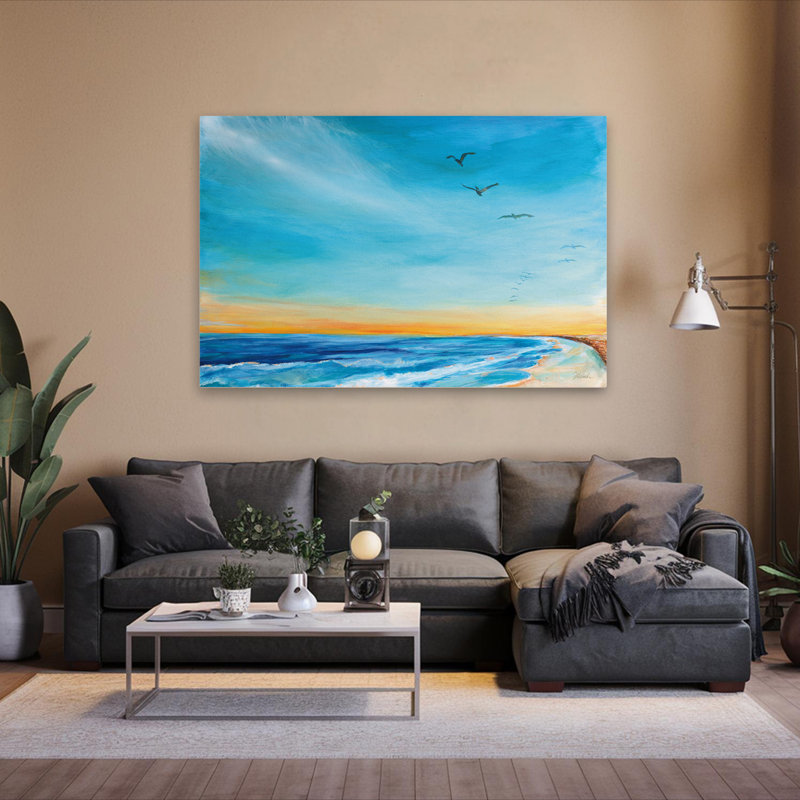 Oiseau de plage Back Bay, H 60 po x l 40 po