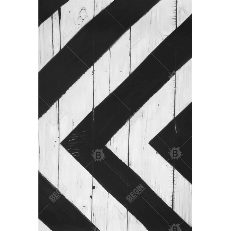 " Rhombus On Wood "