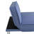 Serta Antonio 66.1" Metal Leg Convertible Sofa, Woven Polyester Fabric-109510252