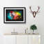 Rainbow Macaw Parrot - Picture Frame Graphic Art-56875954-56875959
