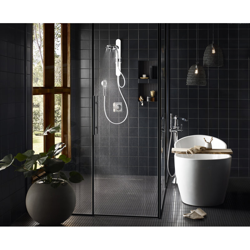 Douche spa Moen avec douche à effet pluie, douche à main et station d'accueil magnétique, Chrome