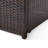 Nashia 44" Rectangular Propane Fire Pit Table - 55,000 BTU Outdoor Gas Fireplace - Wicker Frame, Glass Shield & Matching Lid-376257406
