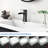 ADA Waterfall Single Hole Handle Brass Bathroom Faucet with Drain-119208967