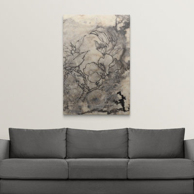 «Tigered Floral I» par Jennifer Goldberger, reproduction d'art