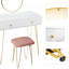 Tarsha Dressing Table with Mirror