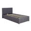 Ottone Grey Upholstered End-Lift Ottoman Storage Bed-1107295621