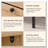 2-Door Shoe Storage Cabinet with Rattan Fronts & Drawer