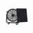24 Inch Solar floor-standing fan,140W Adjustable Solar Panel,3-Speed Remote Control 130W DC Brushless Mobile Vent Fan for Warehouse,Workshop,Camping & Greenhouse