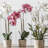 50cm Faux Flowering Plant in Ceramic Pot-396295613