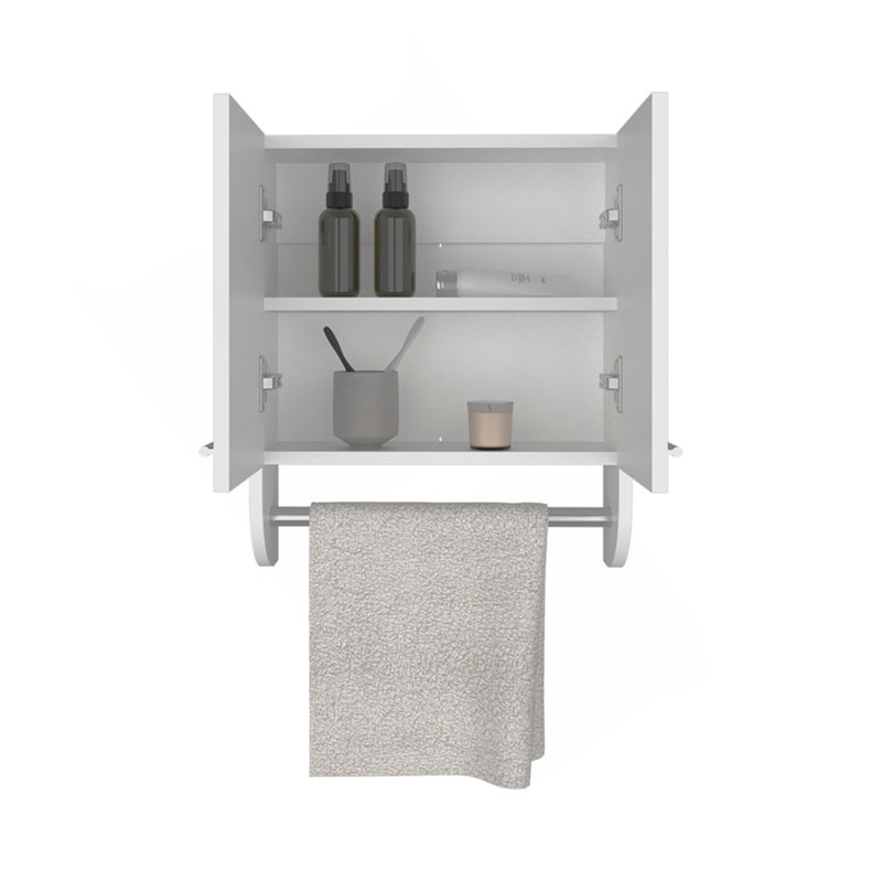 Pharmacie Riley, salle de bain, blanc, Blanc