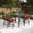 Alyne 4 - Person Patio Dining Set with Rectangular Table , Cushions Included