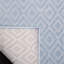 Tapis d'intérieur / extérieur à motif géométrique lavable à la machine Abadou-825432247