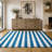 Premium Machine Washable Dream Shag ADS528 Striped Rug-1858973574-1858973584