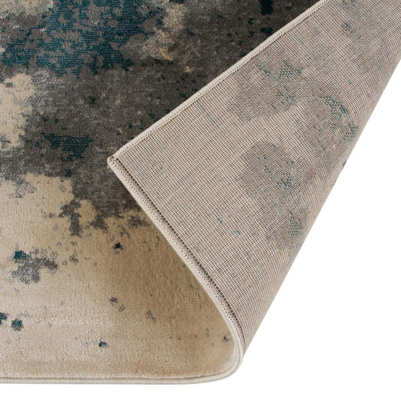 Tapis bleu / beige Colborne, Rectangle 8 pi x 10 pi
