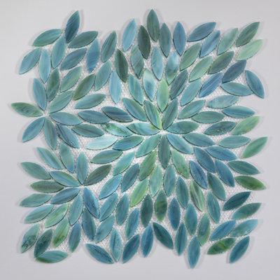 Carrelage mural mosaïque aléatoire en verre 12 po x 12 po Jazz