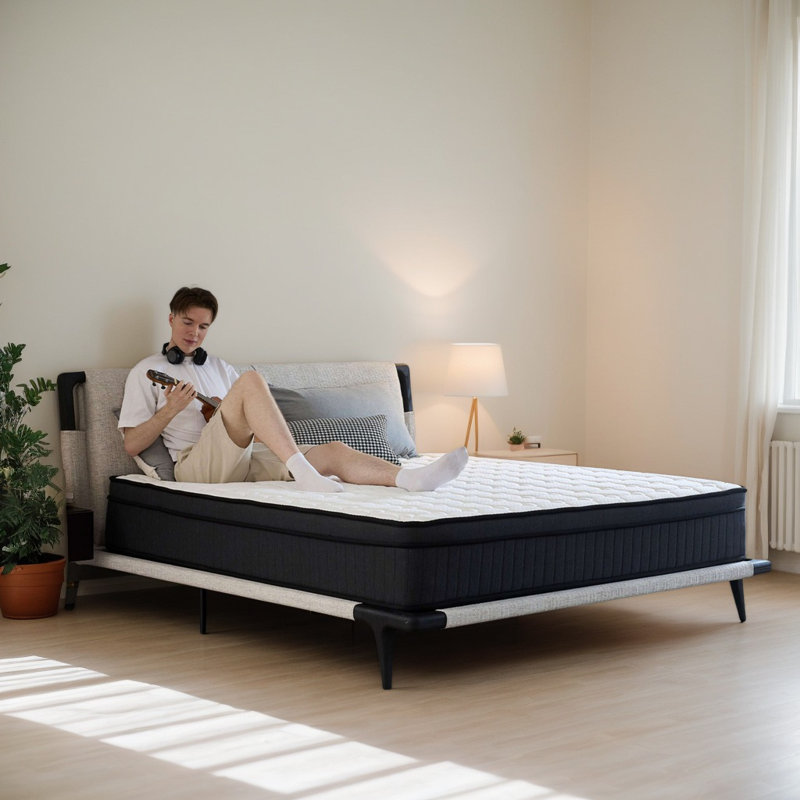 Matelas hybrides mi-ferme 10 pouces, Grand lit