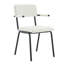 Ensemble de 2 chaises de salle à manger modernes et rembourrées en métal de qualité supérieure