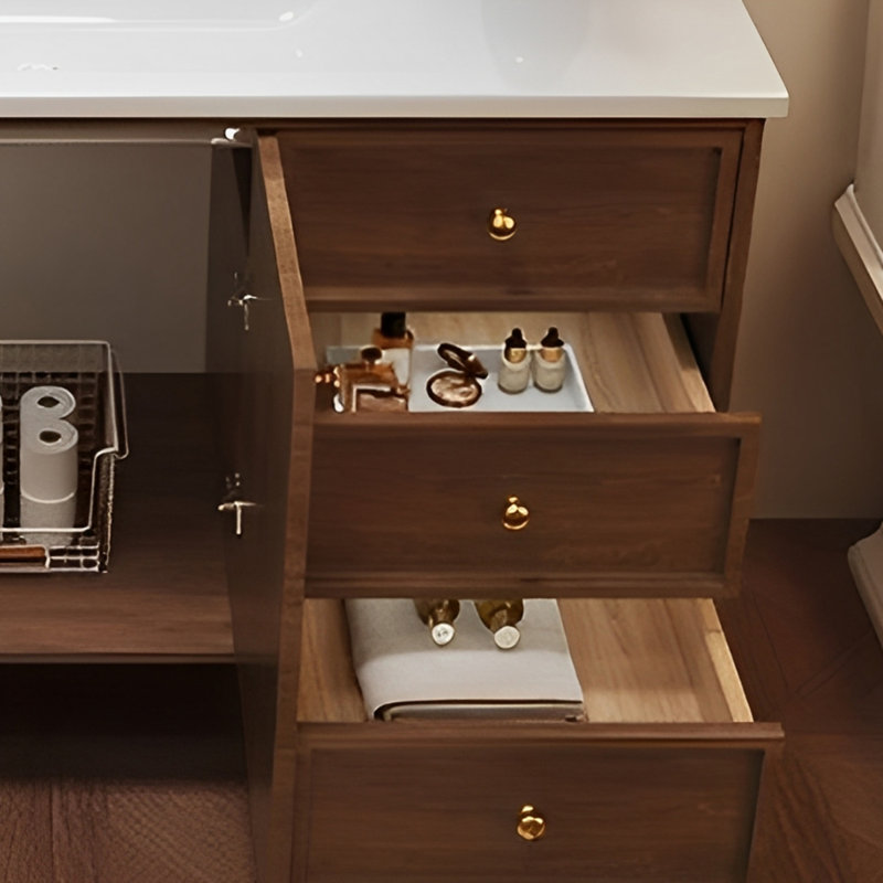 Middle ancient style rest room bathroom cabinet