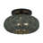 Deluna 3 Light Black Large Semi-flush