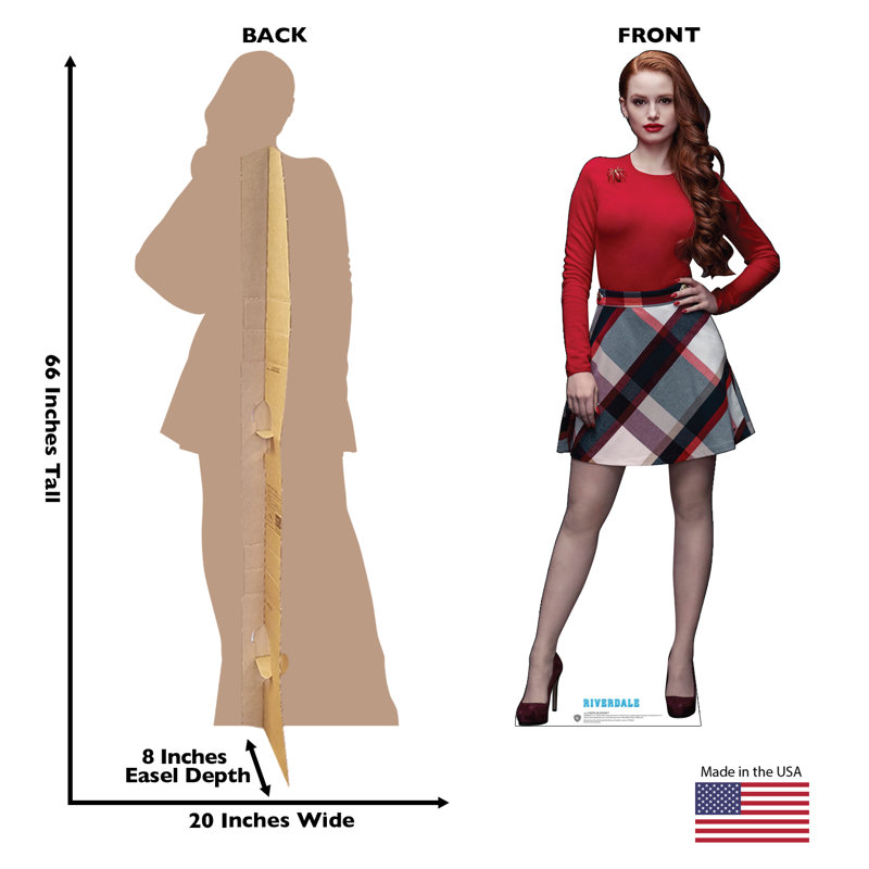 66'' Cheryl Blossom Riverdale Cardboard Cutout Standup