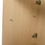 Meuble-lavabo autoportant de 42 po avec lavabo en résine et 2 portes d'armoire à fermeture en douceur, contreplaqué, chêne Dune (KD-PACKING)