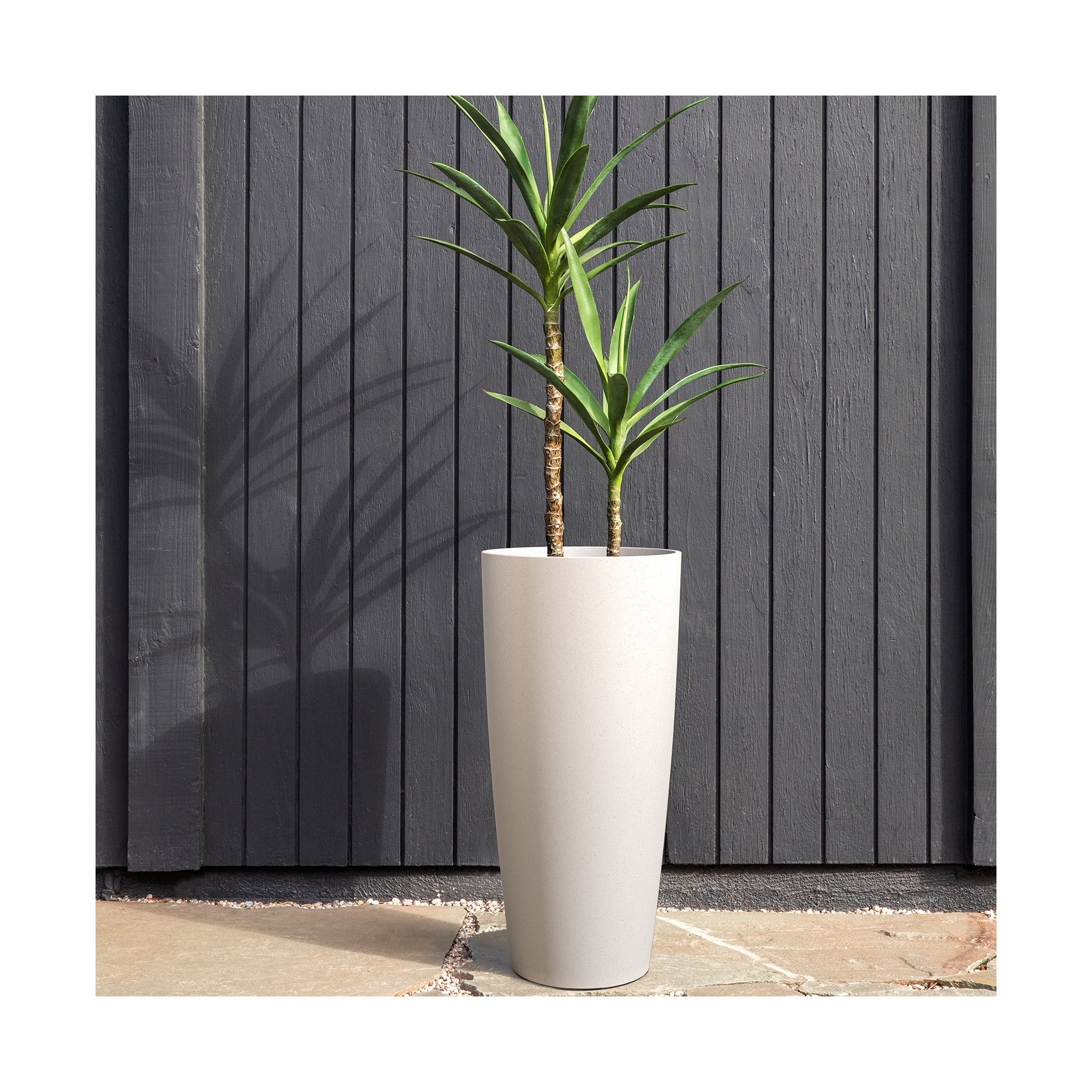 Mason Series Selena Planter, 1, White