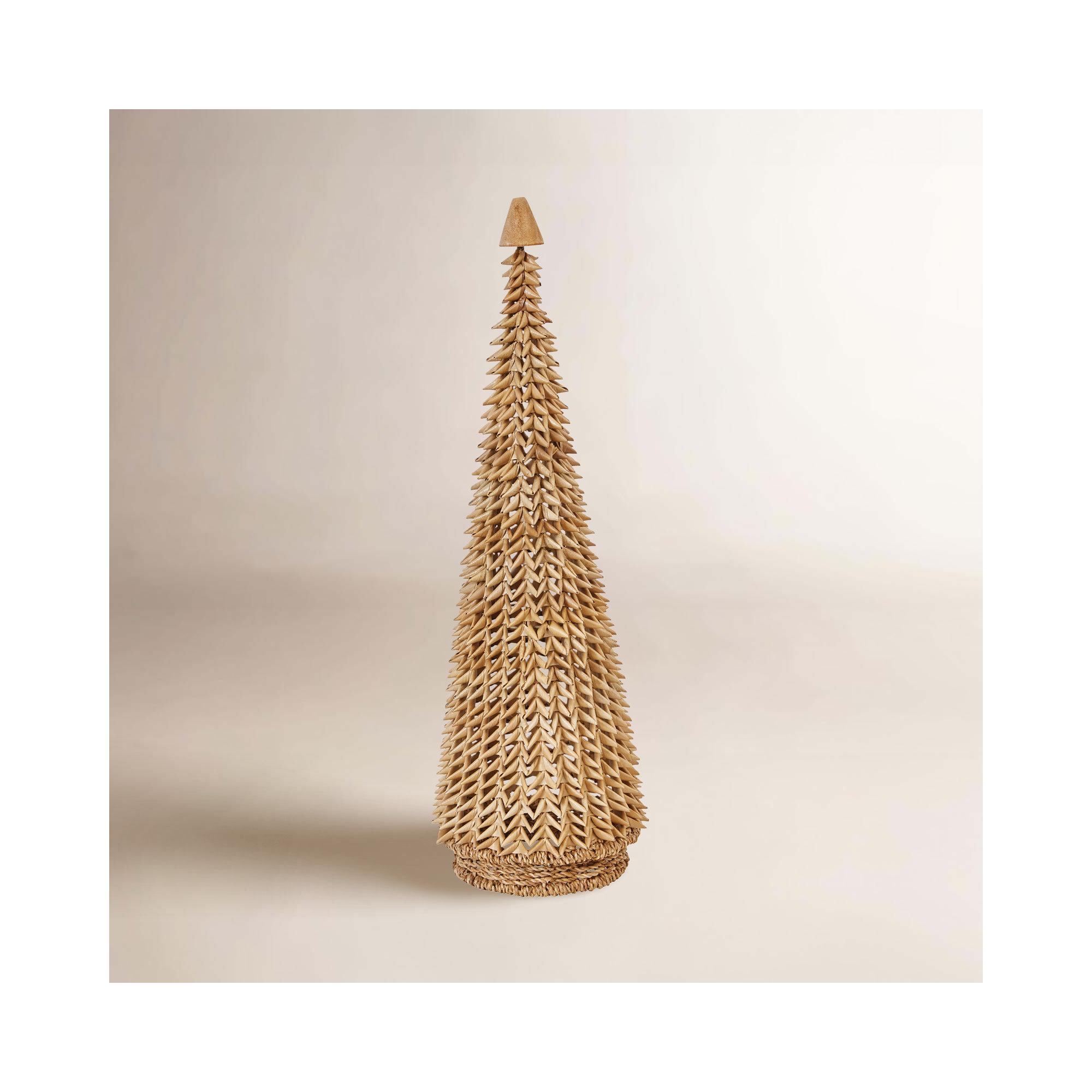 Handmade Buri Palm Cone Tree