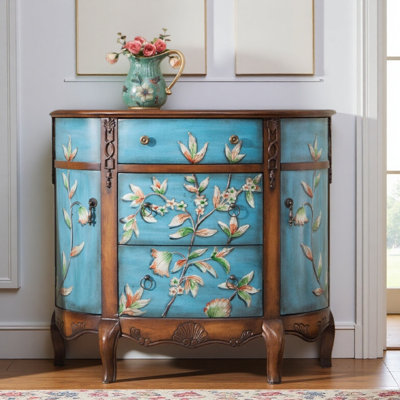 Armoire décorative peinte American Retro