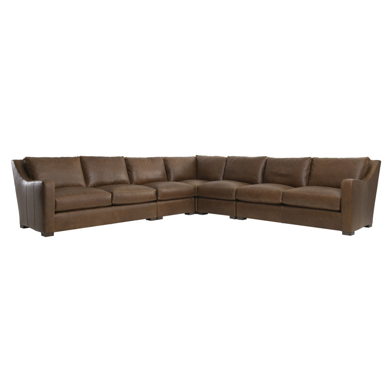 Ventura Leather 5 - Piece Sectional