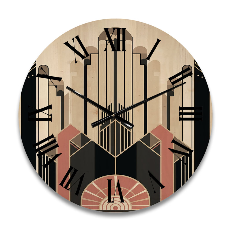 Horloge murale Art Nouveau, Moyenne