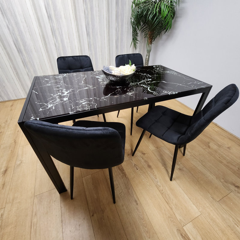 Masouma 4 - Person Dining Set, 75 x 134 x 70cm