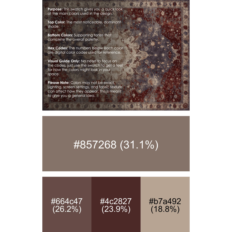 Tapis brun soyeux et moelleux, Rond 3 pi