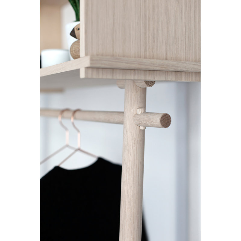 Tojbox Wardrobe (Small), White Oak
