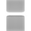 Ensemble de colonnes à double panneau surélevé en PVC Craftsman Classic Square-36091236