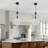 1-light Transparent Bubble Glass Restaurant Pendant
