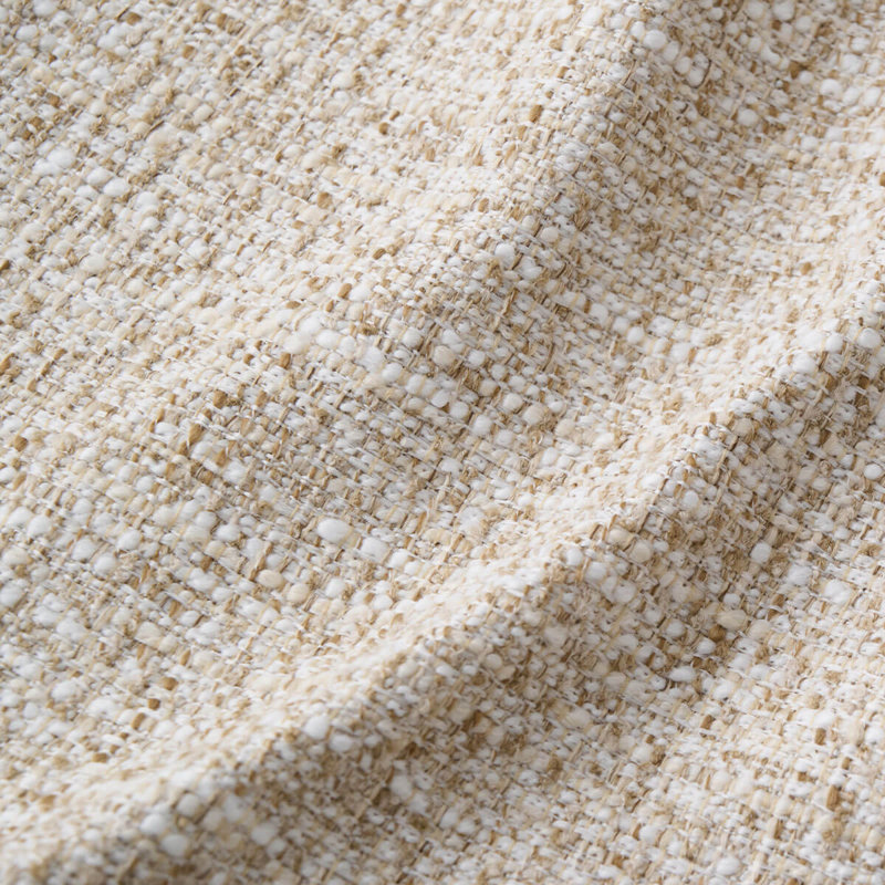 Chaises de salle à manger rembourrées pivotantes en tissu Tweed, Gruau