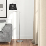 Sorren 60'' Chrome Swing Arm Floor Lamp