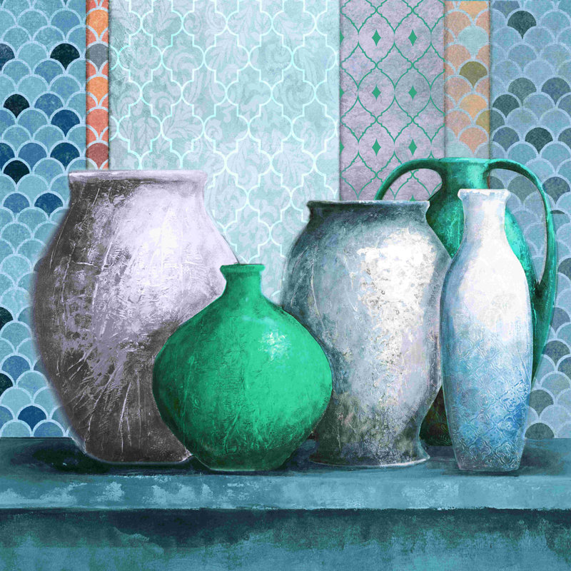 Moroccan Stills 3 - peinture sur toile tendue, H 12 po x l 12 po