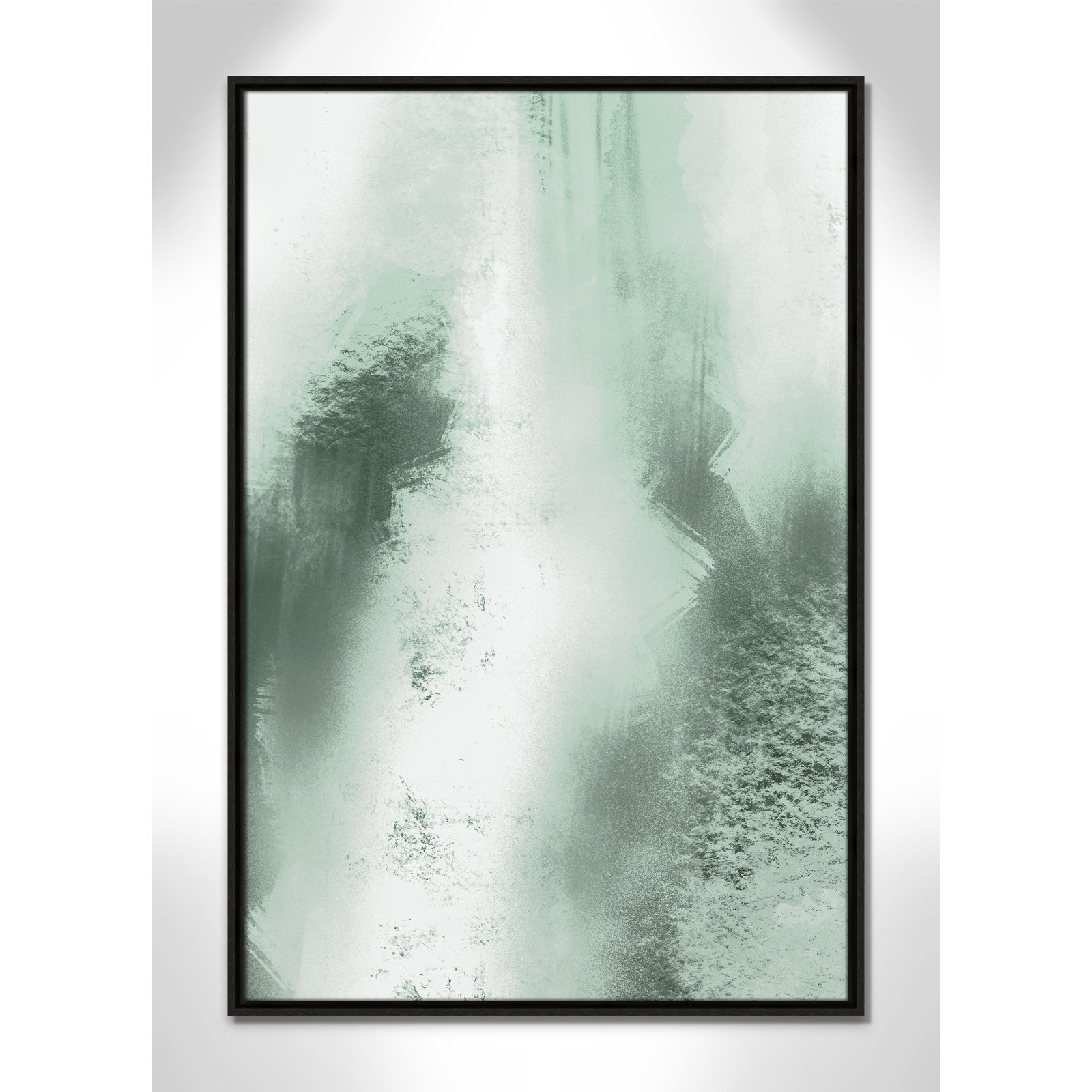 Quietude Smudges I Print by Marcus Prime, 25.5'' W x 37.5'' H, Espresso Floater