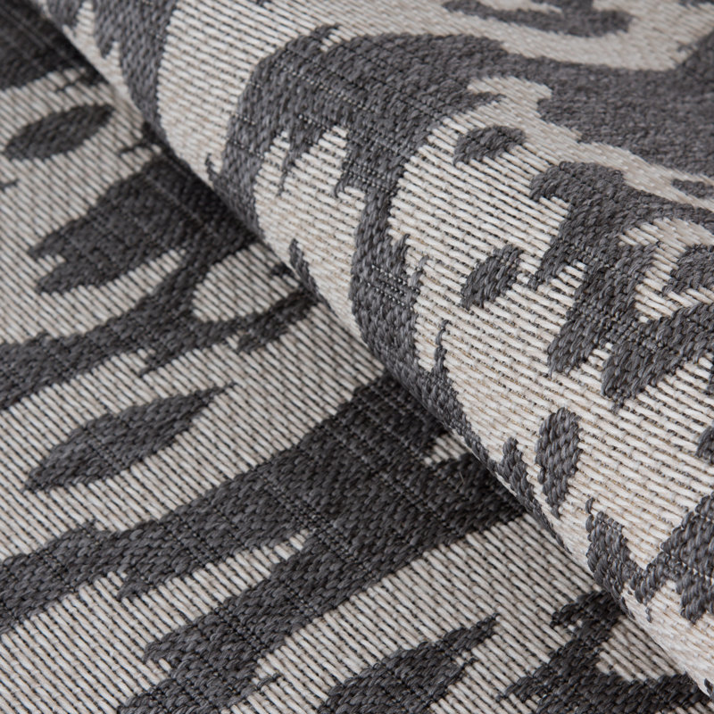 Ikat Indoor / Outdoor Rug, Rectangle 5'3" x 7'7"