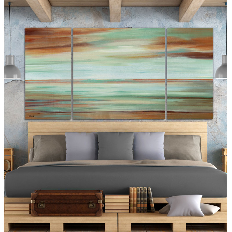 Infini ciel-imprimé de toile à multiples images, H 40 po x l 80 po x P 1,5 po
