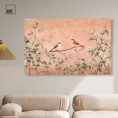 «Perch in the Trees», art rétro sur toile par 