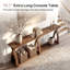 Console en bois massif de 63 po-1967938286-2048114615