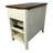 Farmhouse End Table Bedside Table With Charging Station,Night Stand With Barn Door And Drawer, Storage For Bedroom Living Room ,Bedside Table-978702464
