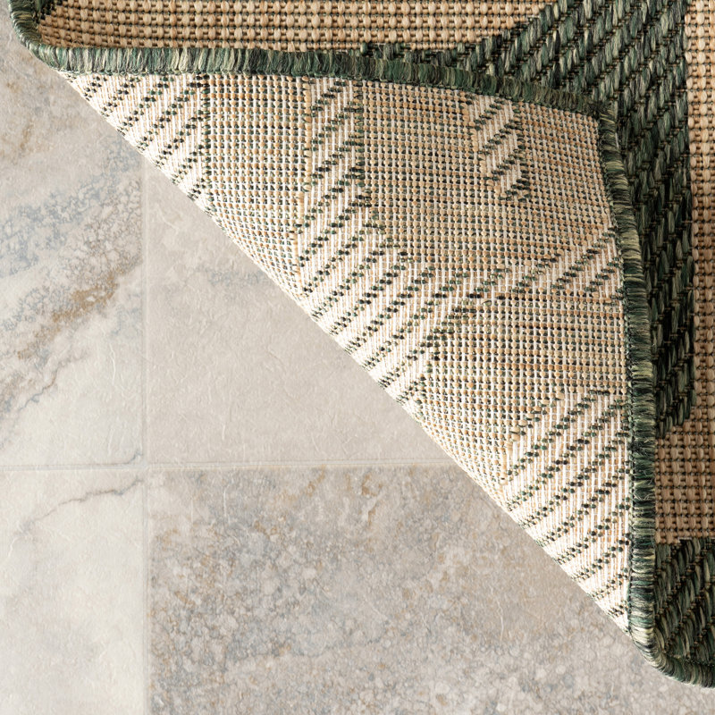 Nelina Bambi Abstract Indoor / Outdoor Area Rug, Rectangle 8' x 10'
