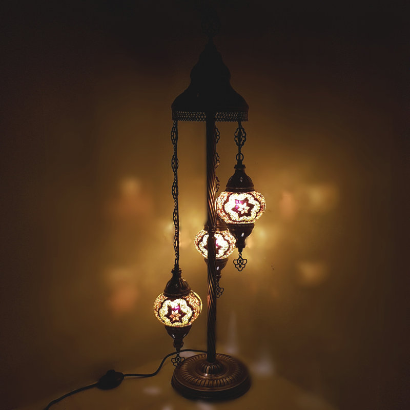 Bonanno 100cm Bronzed Novelty Floor Lamp