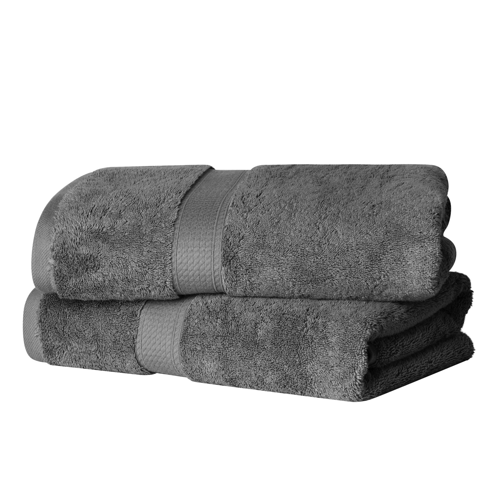 Renata 800 GSM 2 Piece Certified Egyptian Cotton Bath Towel Set , Coral