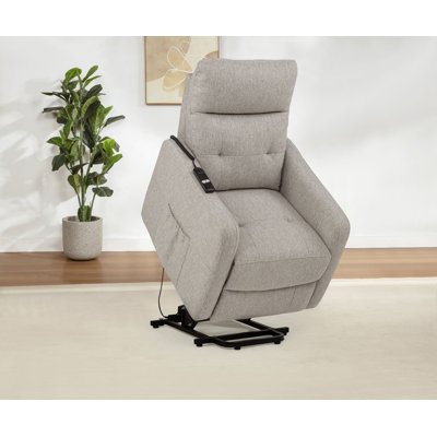 Fauteuil inclinable tapissier Dayes taupe Dayes