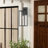 1-Light Modern Outdoor Wall Lantern Sconce with Clear Glass Shade-690124812-706458149